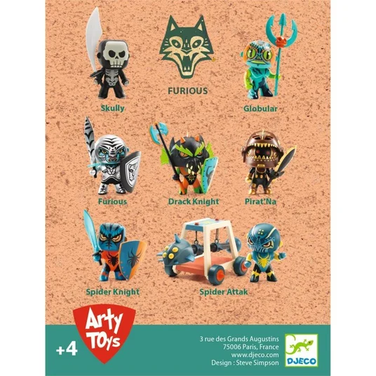 Djeco Arty Toys - Laukiniai kariai - Draco DJ06915