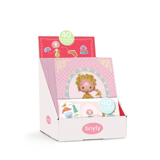 Djeco Tinyly - Daugkartiniai lipdukai - Miss Lilypink DJ06980