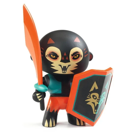 Djeco Arty Toys - Milžiniška dėlionė su figūrėle - Laukinis karys Voras (18 det.) DJ06918
