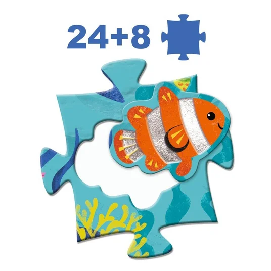 Djeco Milžiniška dėlionė - Jūra (24 + 8 det.) DJ07166