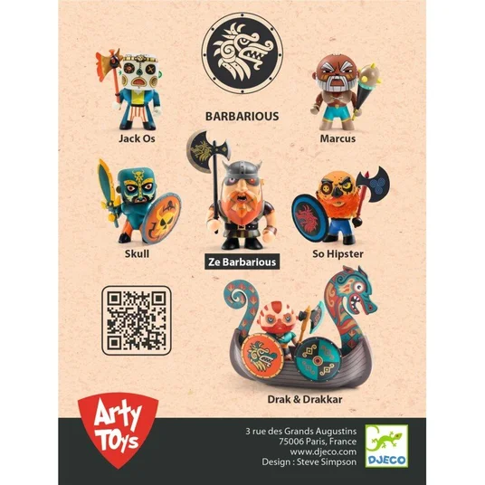 Djeco Arty Toys - Viikingid - Vadasis Barbarious DJ06850