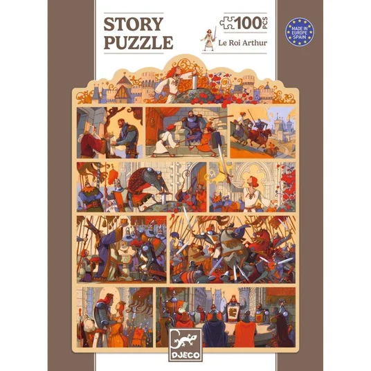 Djeco Dėlionė - Istorija - Karalius Artūras (100 detalių) DJ07054