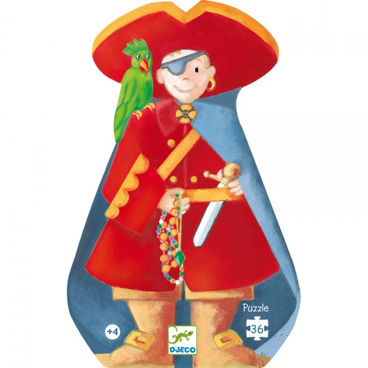 Djeco Siluetų dėlionė - Piratas (36 detalių) DJ07220
