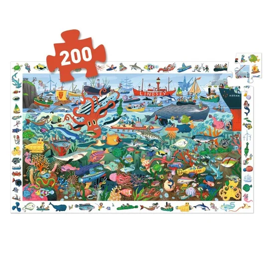 Djeco Dėlionė - Jūros paslaptys (200 detalių) DJ07460