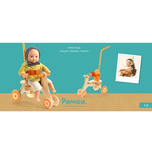 Djeco Dolls - Nukkekolmipyörä DJ07798