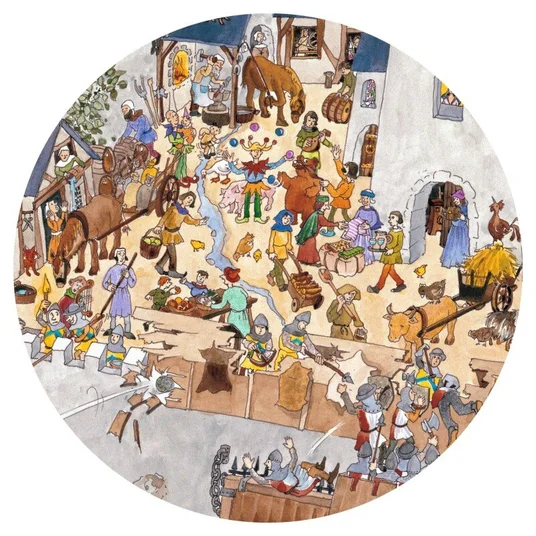 Djeco Dėlionė - Pilies užgrobimas (100 detalių) DJ07503