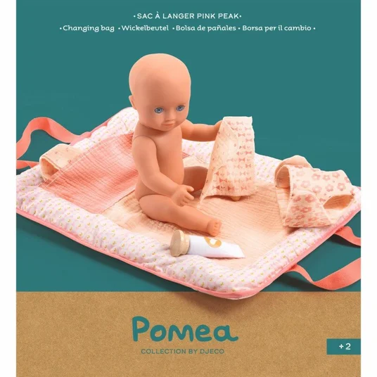 Djeco Lėlės - Pervystymo krepšys - Rožinis DJ07850