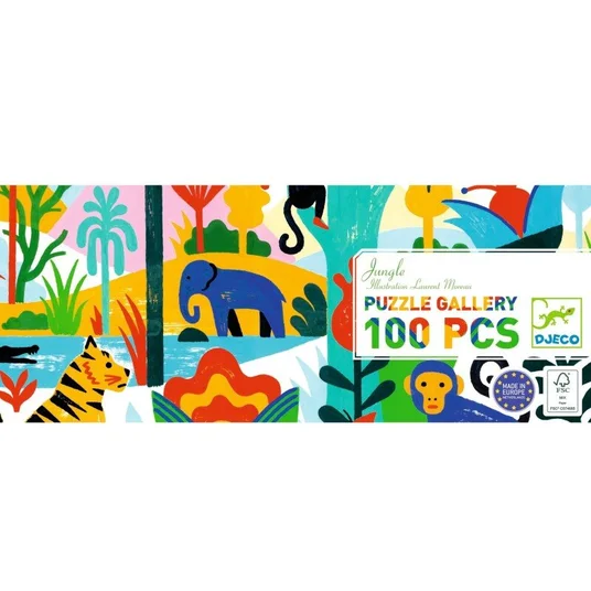 Djeco Dėlionė - Džiunglės (100 detalių) DJ07619