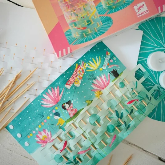 Djeco Pasidaryk pats - Popieriniai žibintai - Jonvabalių šokis DJ07968