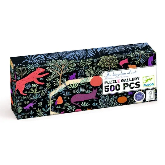 Djeco Dėlionė - Kačių karalystė (500 detalių) DJ07686