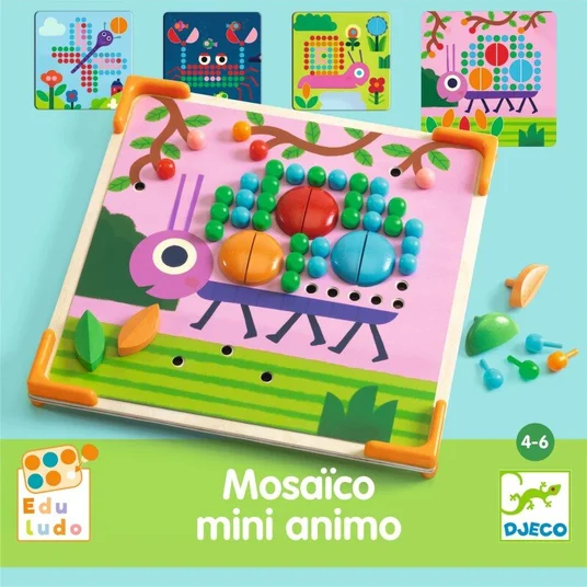 Djeco Lavinamasis žaislas - Mozaika - Mini Animo DJ08239