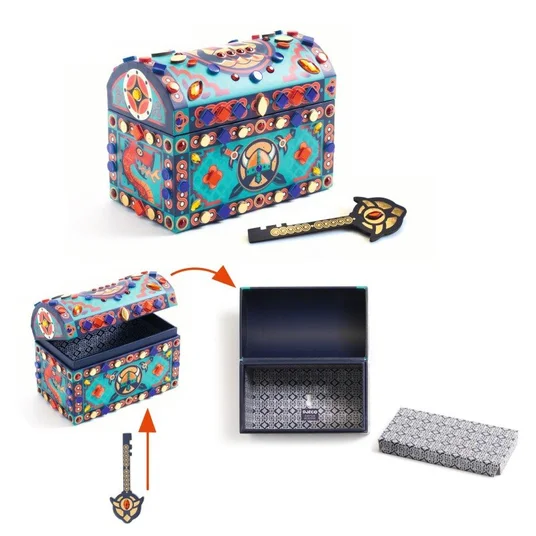 Djeco Pasidaryk pats - Papuošalų dėžutė - Super turtas DJ07928