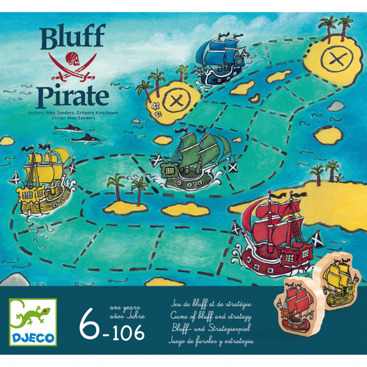 Djeco Žaidimas - Blefuojantis piratas DJ08417