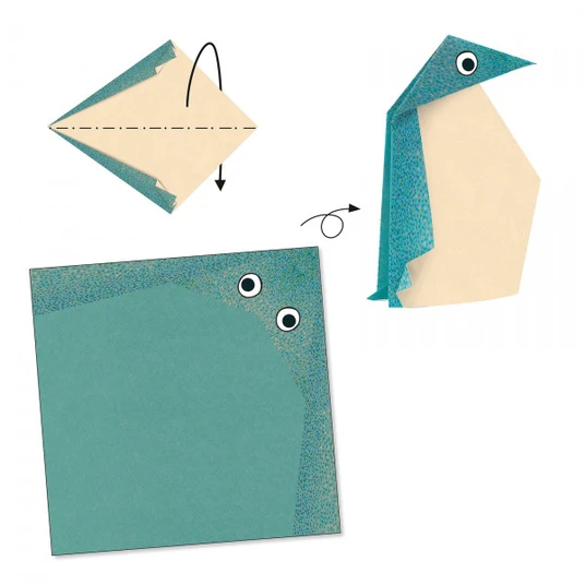 Djeco Origami rinkinys - Poliariniai gyvūnai DJ08777
