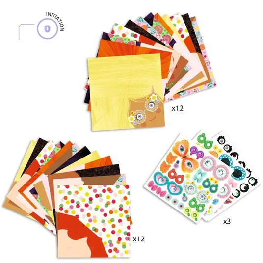 Djeco Origami rinkinys - Veidus DJ08757