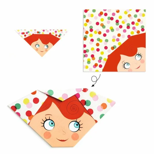 Djeco Origami rinkinys - Veidus DJ08757
