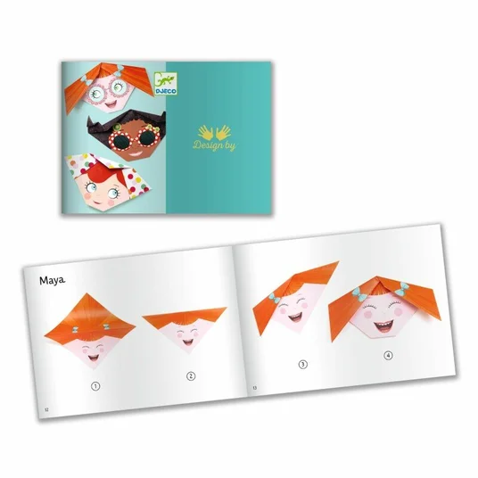 Djeco Origami rinkinys - Veidus DJ08757