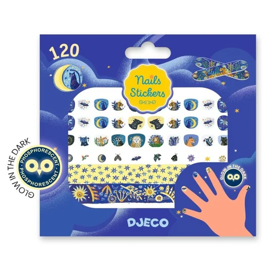 Djeco Nagų lipdukai - Mėnulio šviesos atspindžiai DJ09253