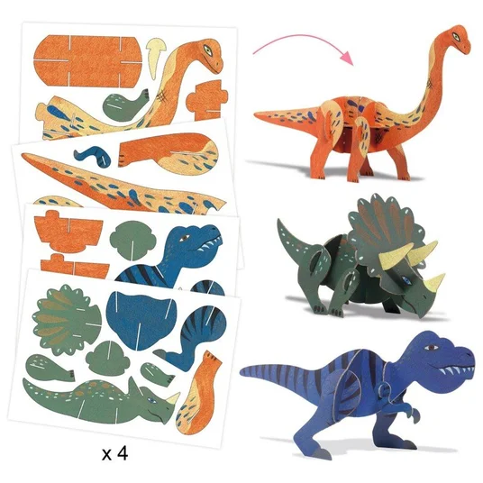 Djeco daugiafunkcis rinkinys - Dinozaurų pasaulis DJ09331