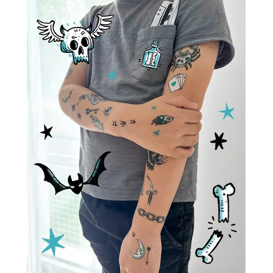 Djeco Tatuiruotės - Tamsi pusė (50+ tatuiruočių) DJ09594