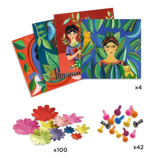 Djeco Įkvėpimas - Popieriniai kūriniai - Gėlės DJ09385