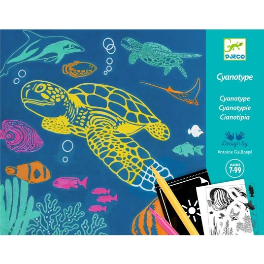 Djeco Cianotipija - Jūrų gyvūnai DJ09353