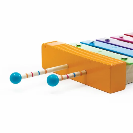 Svoora Muzikinis instrumentas - Metalofonas su guiro (12 natų)