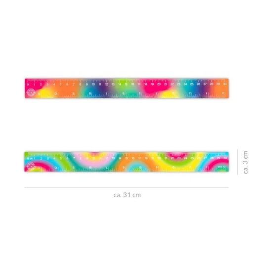 Good Feelings – Magnetinė sulankstoma liniuotė (30 cm) (1 vnt., 2 dizainai)