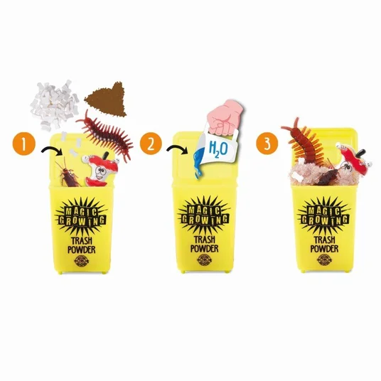 Prank Box - Stebuklingai didėjančios šiukšlės (1 rinkinys, 4 dizainai)