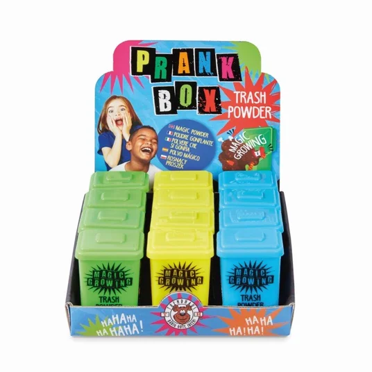 Prank Box - Stebuklingai didėjančios šiukšlės (1 rinkinys, 4 dizainai)