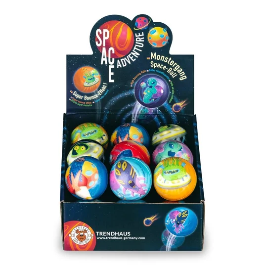 Space Adventure - Atšokantis kamuoliukas (Ø 5.9 cm) (1 vnt., 6 dizainai)
