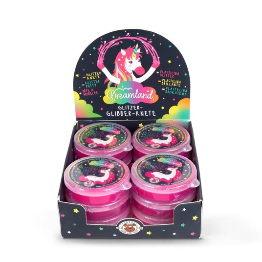 Dreamland - Modeliavimo masė - Vienaragio blizgučiai (42g)
