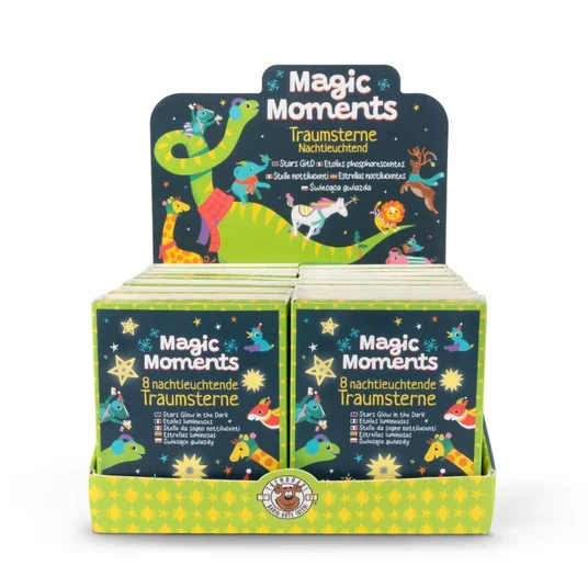 Magic Moments - Šviečiantys lipdukai - Žvaigždės (8 vnt.)