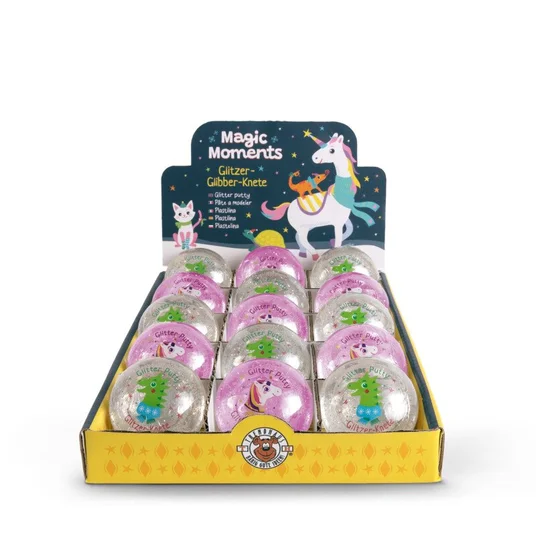 Magic Moments - Modeliavimo masė su blizgučiais (25 g) (1 pc., 2 designs)