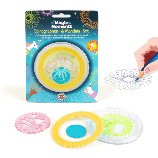 Magic Moments - Spirografo ir mandalos rinkinys (6 vnt.)