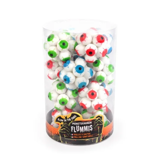 Zombie Zone - Atšokantis kamuoliukas - Akys (švytėjimas tamsoje) (1 vnt., 3 dizainai)