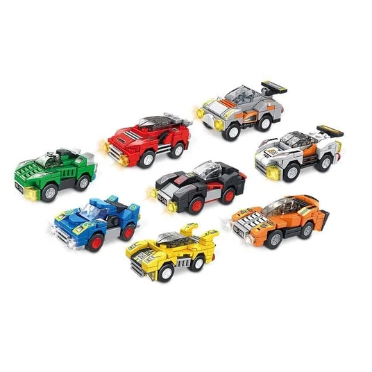 Speed Action - Automobilio konstravimo rinkinys (1 vnt., 8 dizainai)