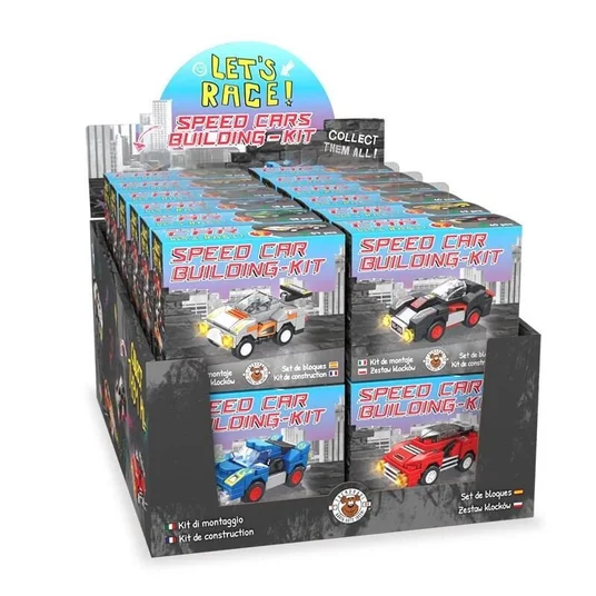 Speed Action - Automobilio konstravimo rinkinys (1 vnt., 8 dizainai)