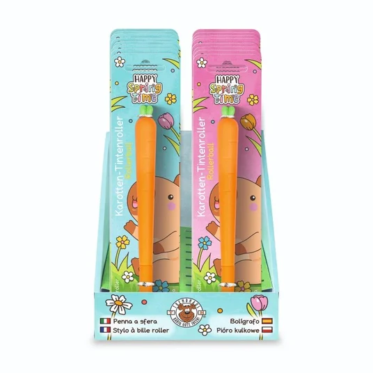 Capybara Spring - Rutulinis rašiklis - Morka (1 vnt., 2 dizainai)