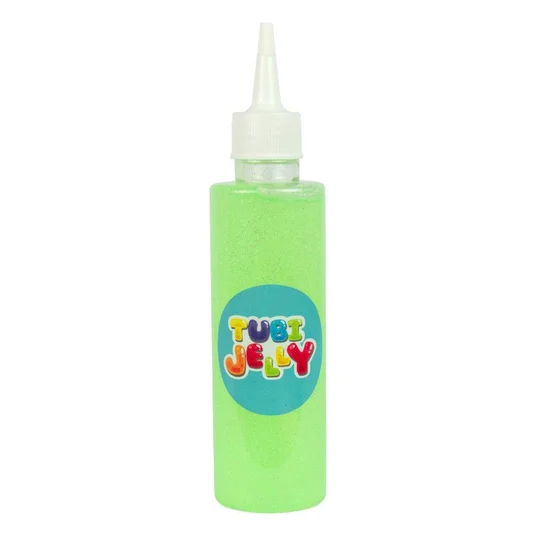 Tubi Jelly - Gelio skystis - 150ml - Žali blizgučiai
