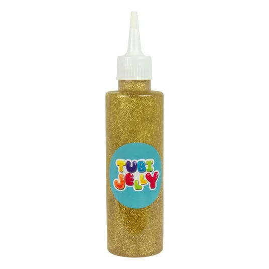 Tubi Jelly - Gelio skystis - 150ml - Aukso blizgučiai