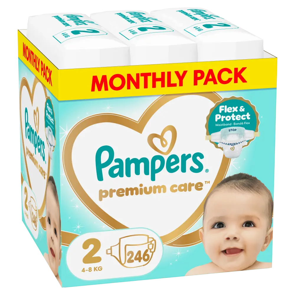 Pampers Premium Care Autiņbiksītes, 2 Izmērs