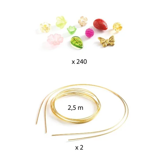 Djeco Papuošalų kūrimo rinkinys - Diademos - Rožinė DJ00039