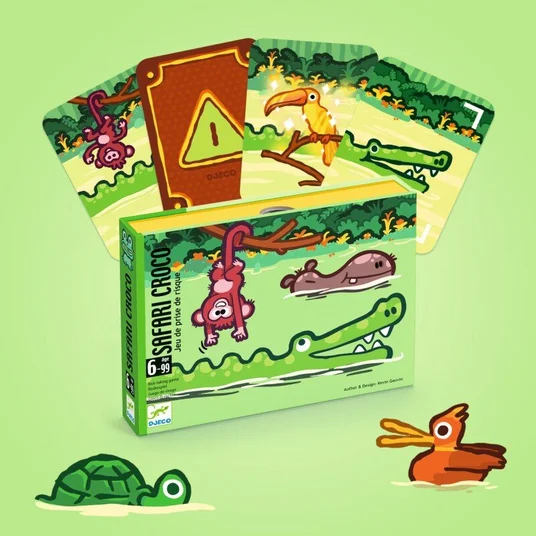 Djeco kaardimäng - Safari krokodillid DJ05077
