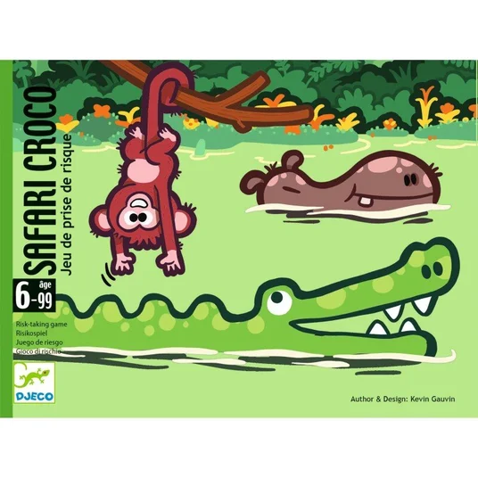 Djeco kaardimäng - Safari krokodillid DJ05077