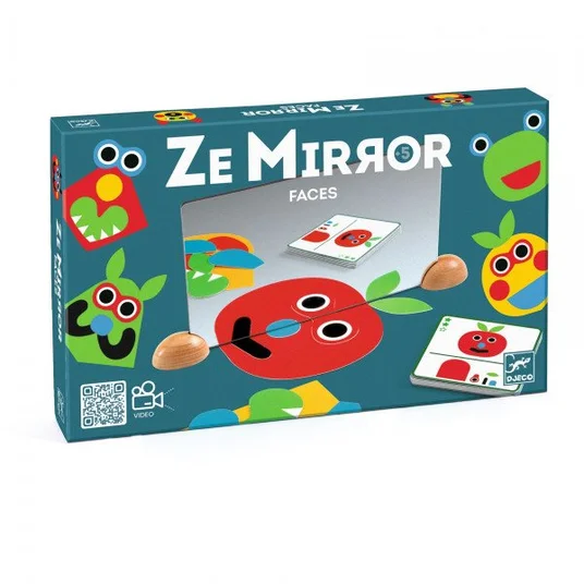 Djeco Mokomasis žaidimas - Ze Mirror - Veidrodiniai veidai DJ06482