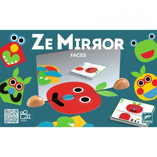 Djeco Mokomasis žaidimas - Ze Mirror - Veidrodiniai veidai DJ06482