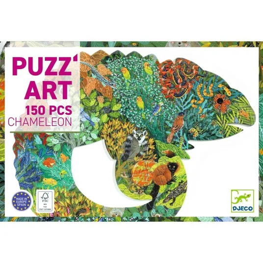 Djeco Forminė dėlionė - Chameleonas (150 detalių) DJ07655
