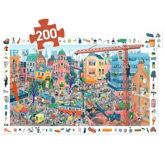 Djeco Dėlionė - Miestas (200 detalių) DJ07515