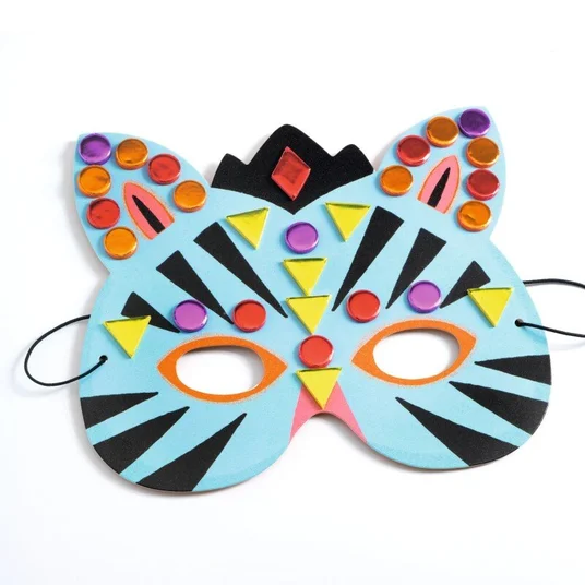 Djeco DIY - mosaiikmaskid - džungliloomad DJ07900